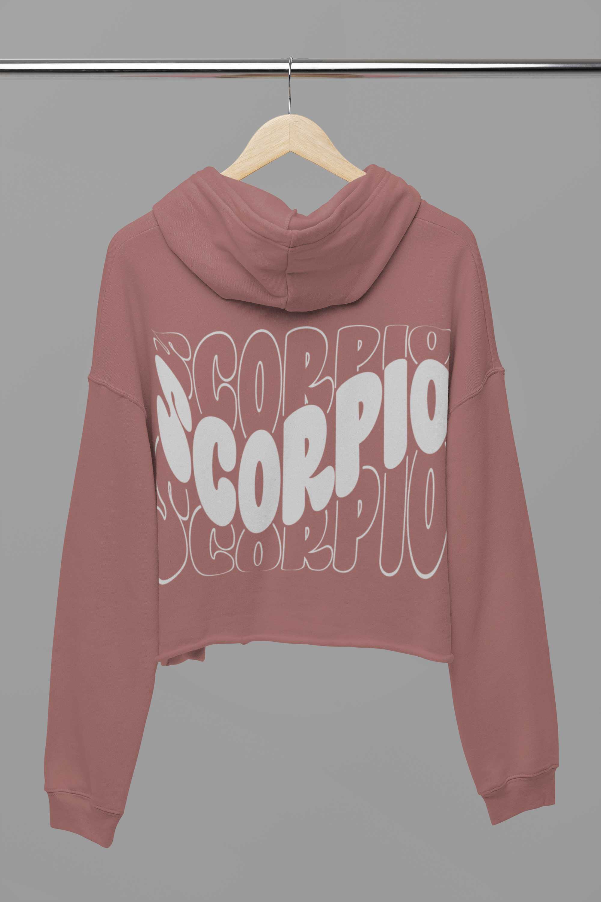 Star Wave Cropped Hoodie